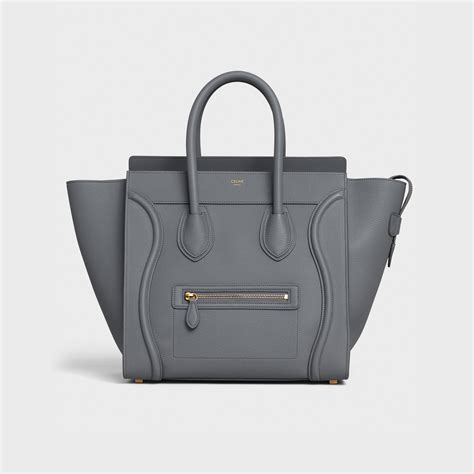 celine drummed leather micro luggage|Celine.